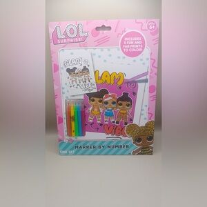 LOL Glam Vibes Marker by Number Set
